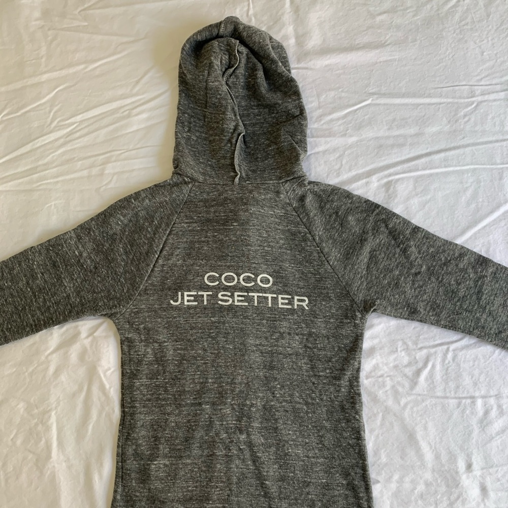 Girls size 6X Coco jet setter hoodie - Chanel